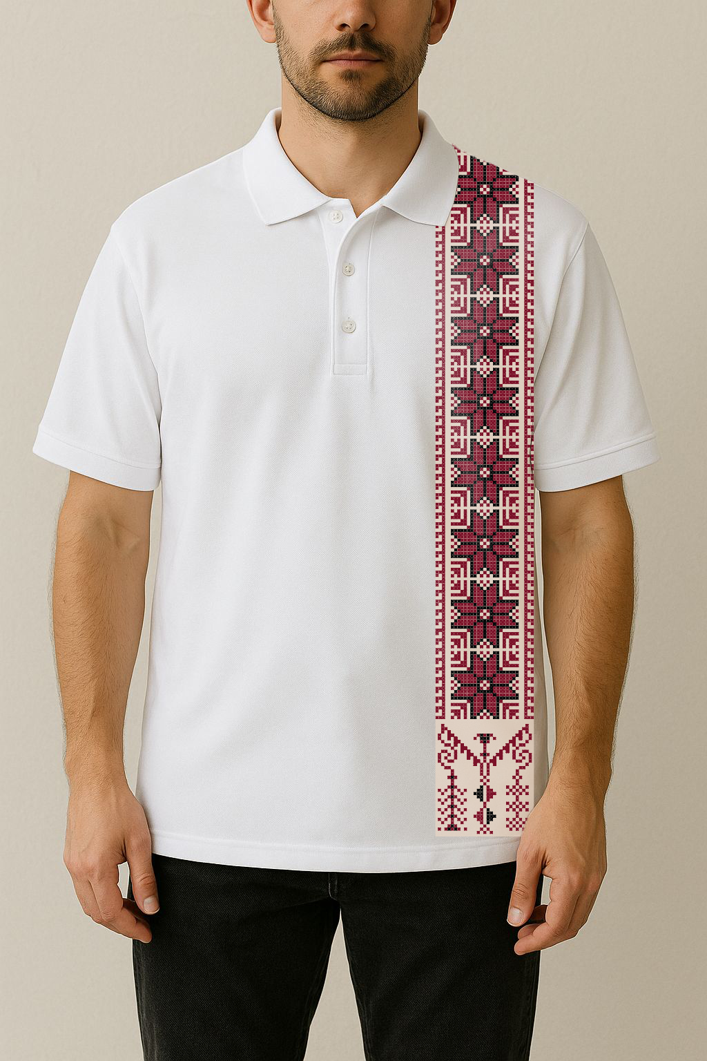 Polo Neck T-Shirt